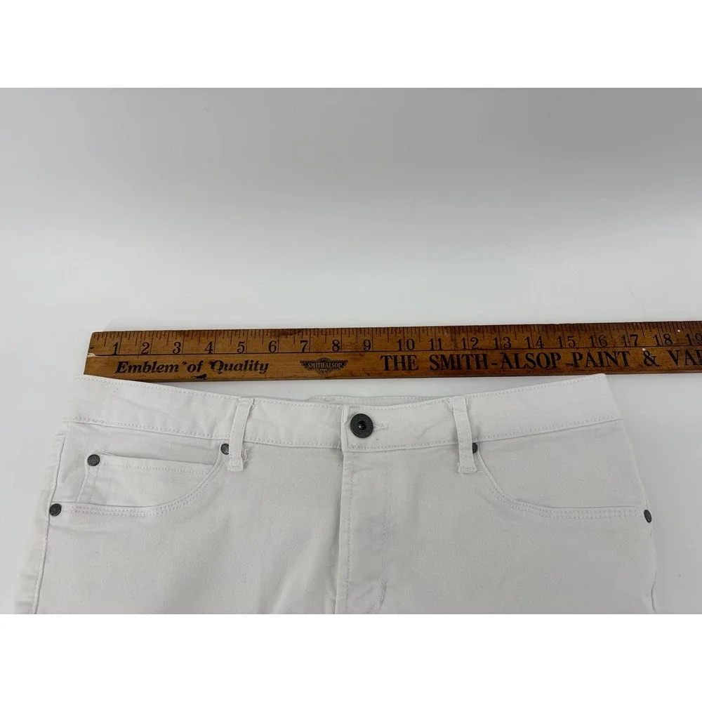 Articles of Society, White Sateen Ankle Skinny Jegging Jeans, Women's Size 30‎